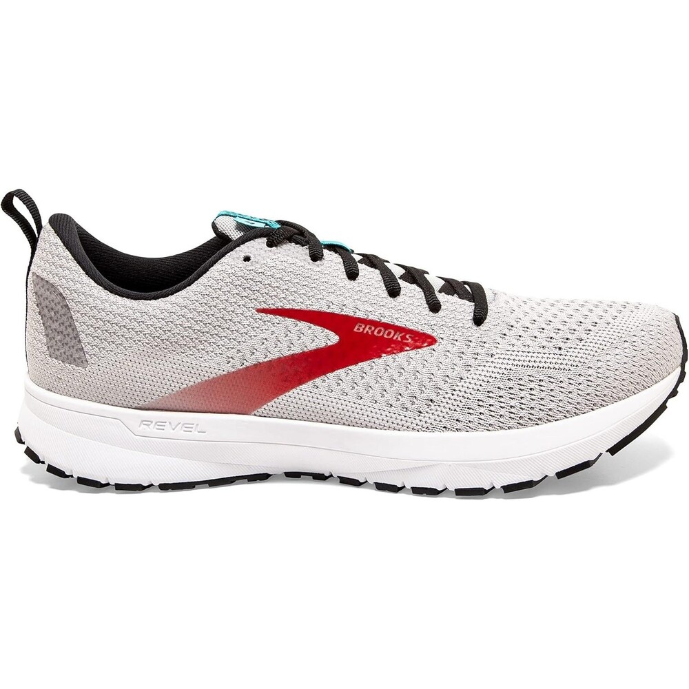 Brooks Revel 4 Mens Size 14 D Gray Lace Up Low Top Running Shoes 1103471D029 NEW - Picture 2 of 6